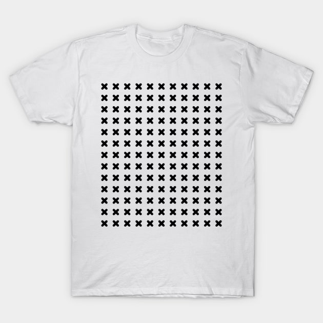 Minimal X Pattern Simple Minimalist Design Gift Women Men Boys Girls